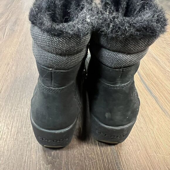 Sperry Top-Sider Luca Peak Women’s Wedge Boots - Black SZ 7.5 - Picture 6 of 7